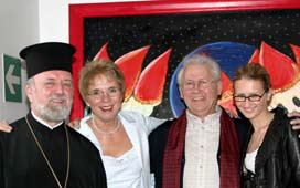 Apostolos Malamoussis, Burgermeistein, Cornelia, Irmer, Otto Pavlicek und Tochter Christine. Foto: Andrea Pollak